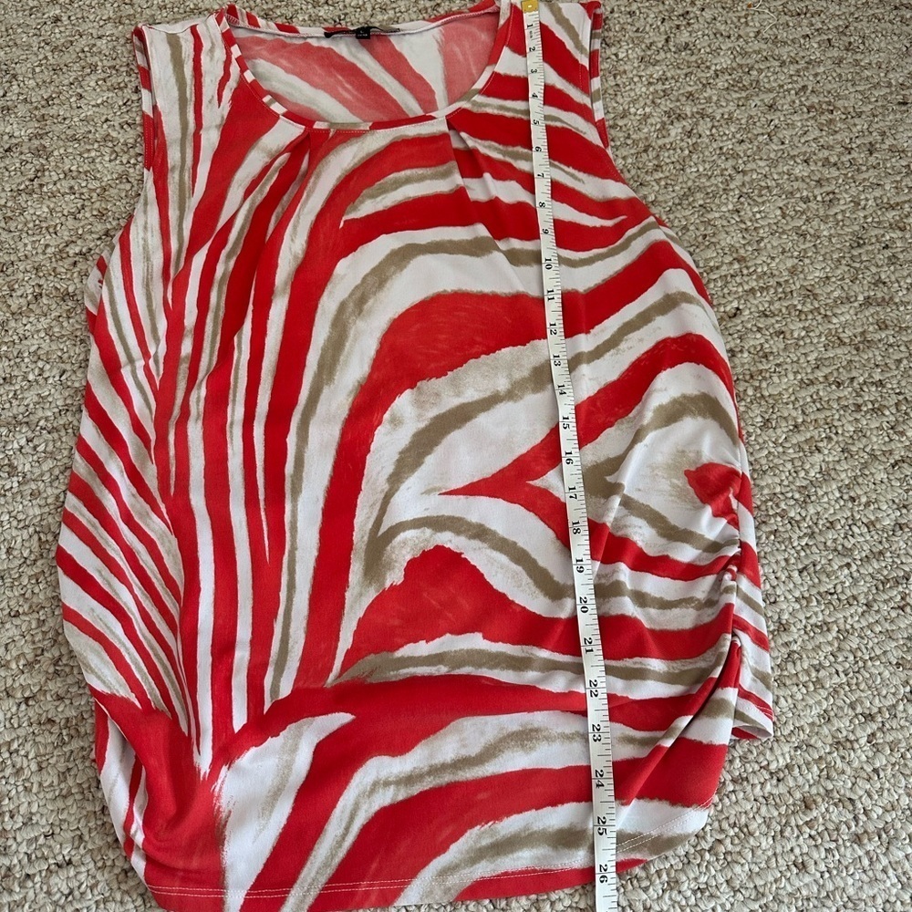 SoldPreston & York Elegant Red Tank Top size L - Picture 7 of 8